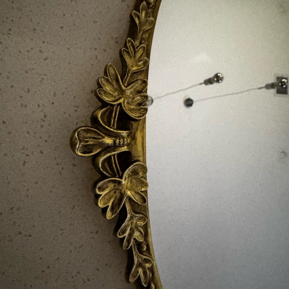 Vintage Gold Ornate Mirror Feom Anthropologie - Picture 2 of 4